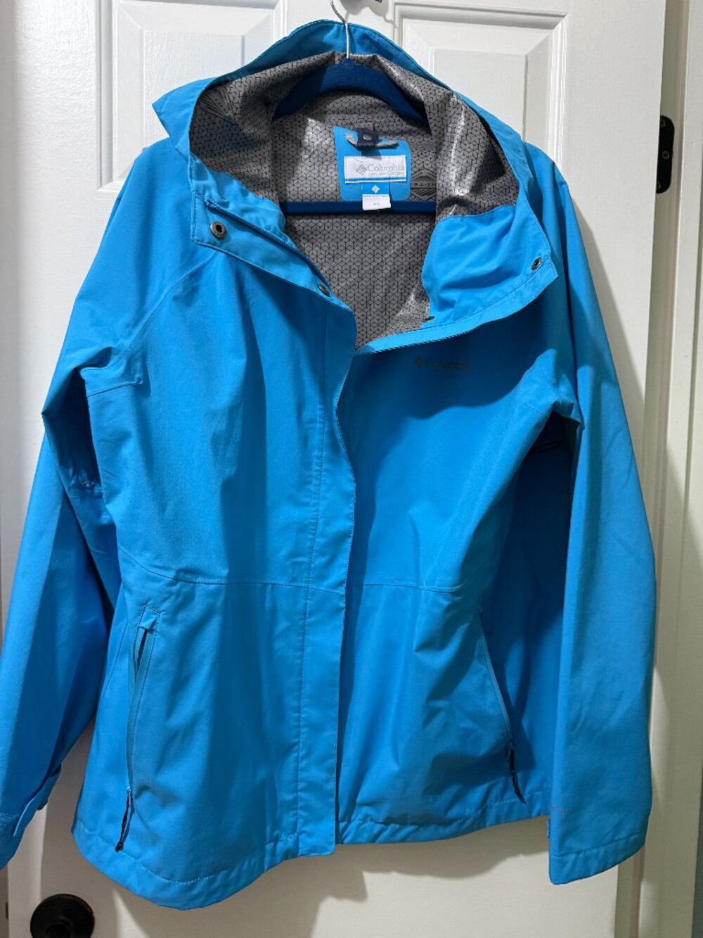 Columbia Waterproof Rain Jacket – Women’s XXL – Bright Blue